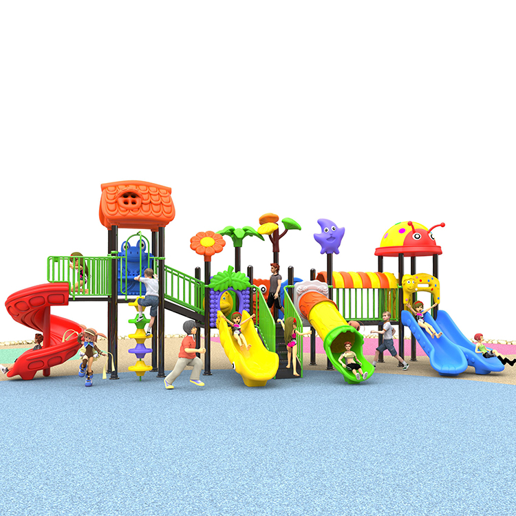 Kids Outdoor Adventure Park - สไลเดอร์พลาสติกหลากสีสันกลางแจ้ง สนามเด็กเล่นกลางแจ้ง อุปกรณ์สนามเด็กเล่นสำหรับเด็ก อุปกรณ์โรงเรียนสำหรับเด็ก