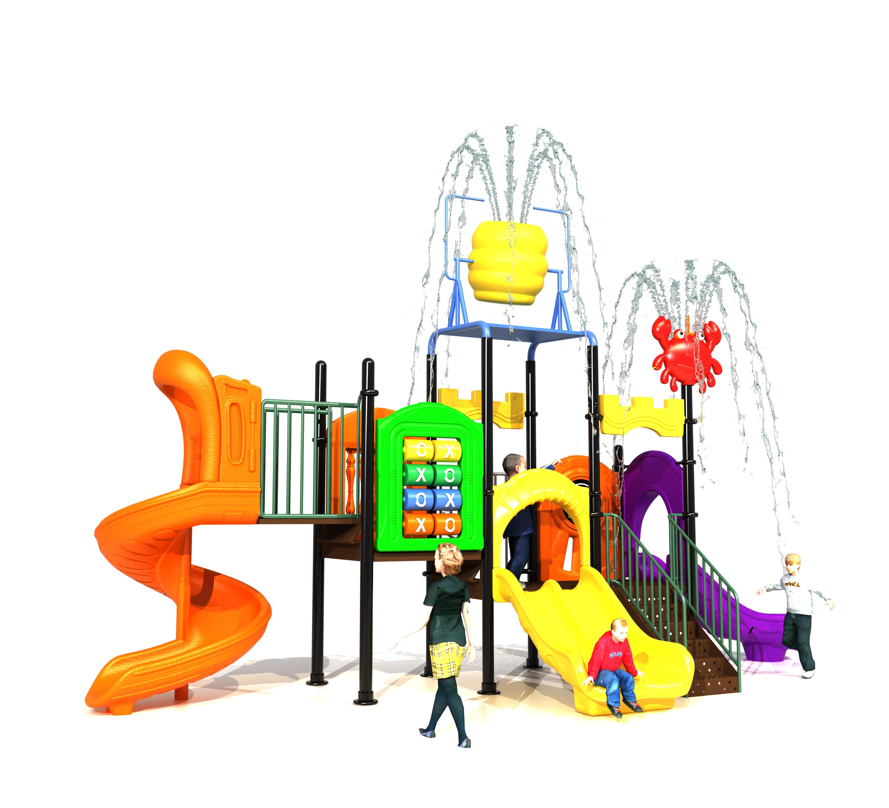Kids Outdoor Water Park - อุปกรณ์สนามเด็กเล่นกลางแจ้งคุณภาพสูง, ชุดสไลเดอร์สวนน้ำใหม่, โครงสร้างสนามเด็กเล่นแสนสนุก