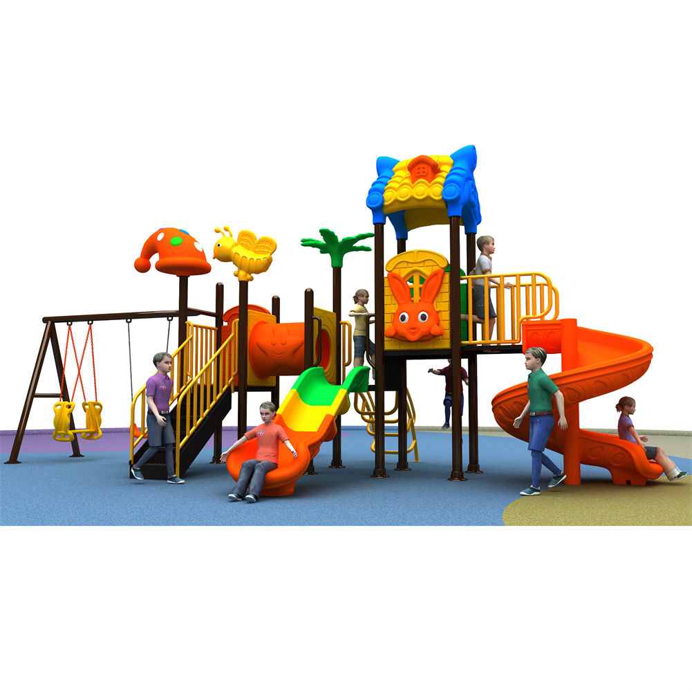 Kids Outdoor Jungle Gym - ผู้ผลิตจีน สนามเด็กเล่นราคาถูก ชุดเครื่องเล่นสนามเด็กเล่นกลางแจ้งพร้อมสไลเดอร์สำหรับเด็ก