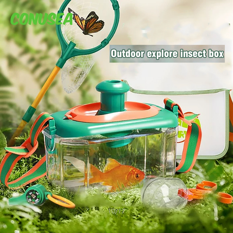 Kids Outdoor Explorer Kit - ชุดดักจับแมลงและผีเสื้อสำหรับเด็ก ของเล่นกิจกรรมกลางแจ้ง ของเล่นเสริมพัฒนาการ ชุดนักสำรวจสำหรับเด็ก