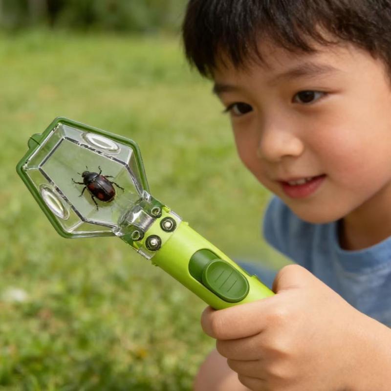 Kids Outdoor Explorer Kit - กล่องดูแมลงสำหรับเด็ก ของเล่นเสริมการเรียนรู้วิทยาศาสตร์สำรวจธรรมชาติกลางแจ้ง