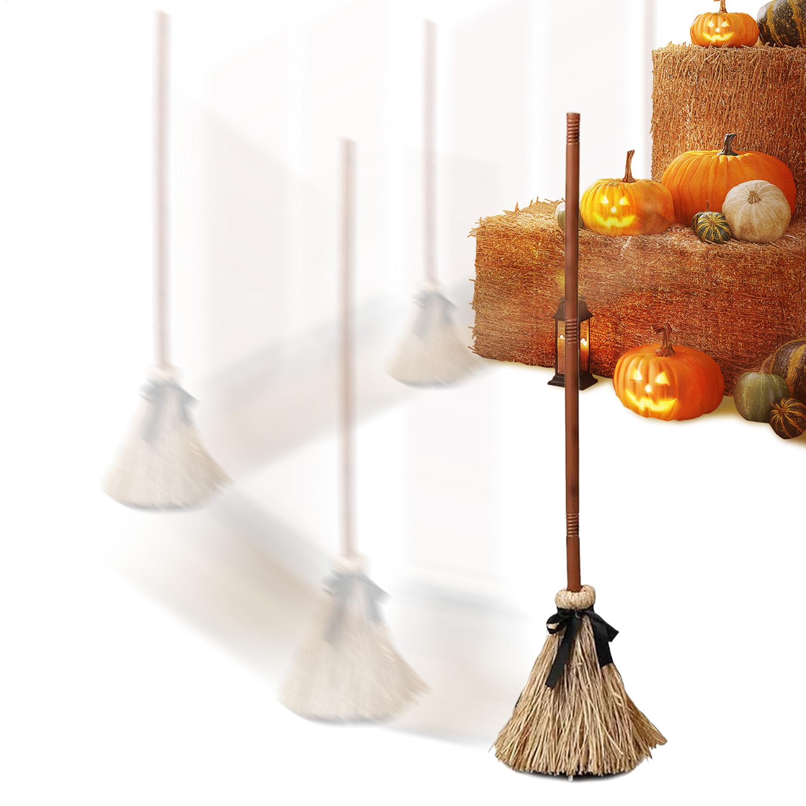 Kids Outdoor Broom - ไม้กวาดแม่มดแบบใช้แบตเตอรี่ อุปกรณ์ตกแต่งชุดแฟนซีสุดฮาสำหรับเด็ก ใช้ได้ทั้งในร่มและกลางแจ้ง สวน ลานบ้าน ประตูหน้า
