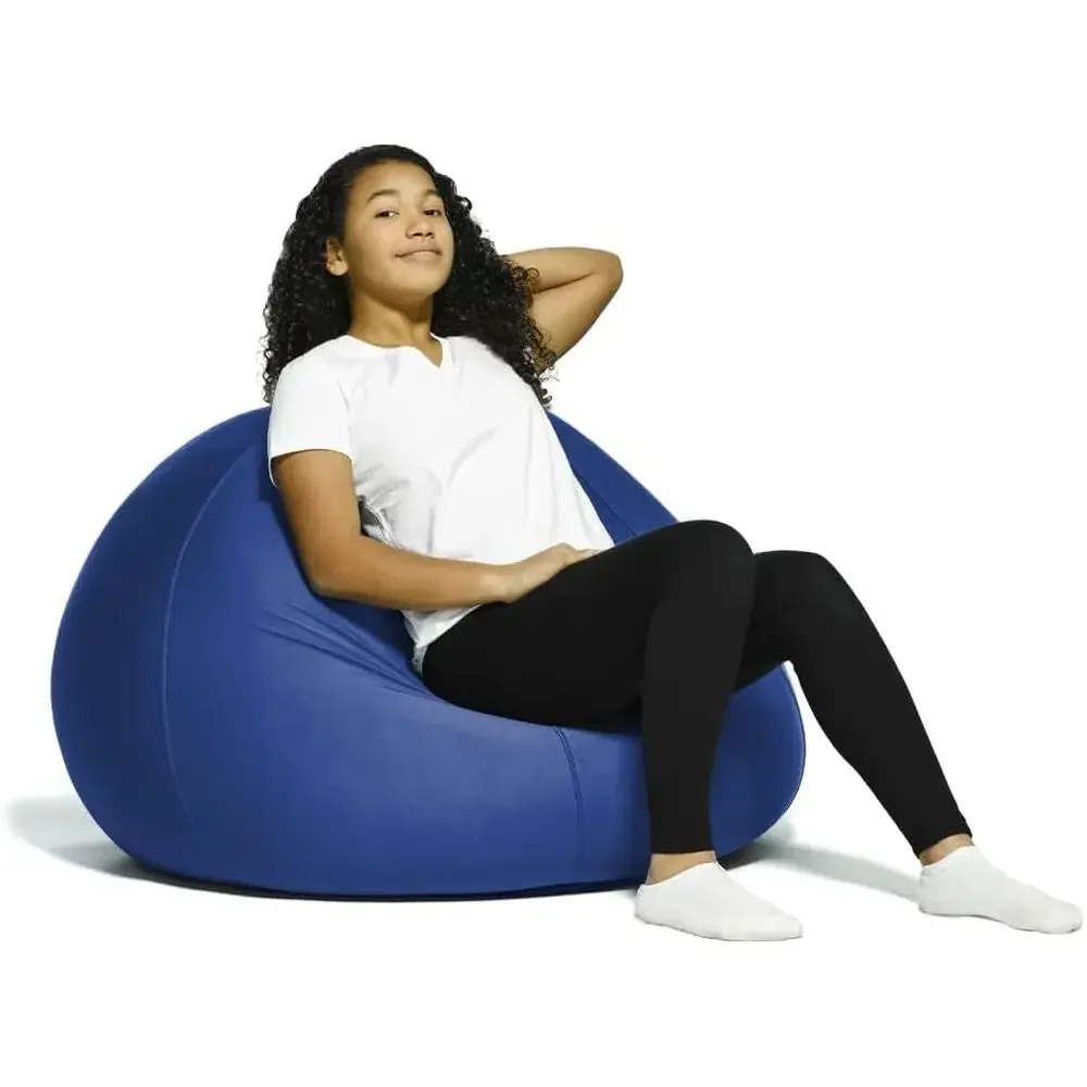 Kids Outdoor Bean Bag Chair - เก้าอี้บีนแบ็กสำหรับกลางแจ้ง Zoola Pod X สำหรับเด็กและวัยรุ่น, เบาะนั่งเดี่ยว,