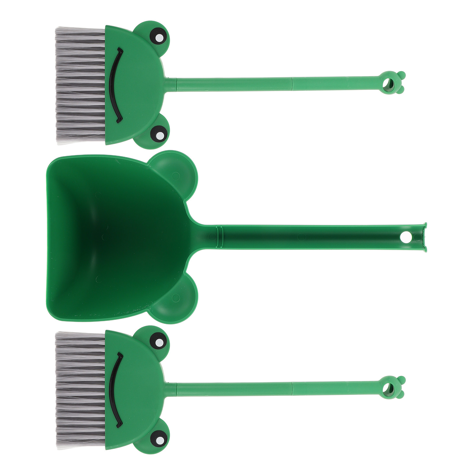 Kids Outdoor Broom - ชุดไม้กวาดการ์ตูนสำหรับเด็ก 1 ชุด ขนาดเล็ก น้ำหนักเบา ไม้กวาดและที่ตักขยะสำหรับเด็กเล็ก