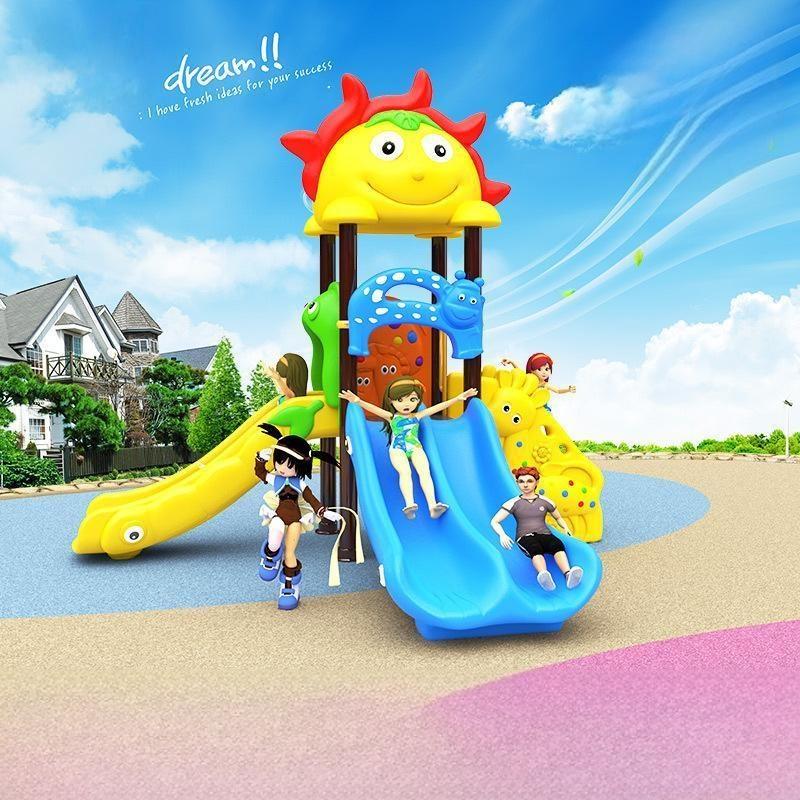 Kids Outdoor Adventure Park - สนามเด็กเล่นสไลเดอร์เหล็กและพลาสติกสำหรับเด็ก ใช้ในบ้านและกลางแจ้ง