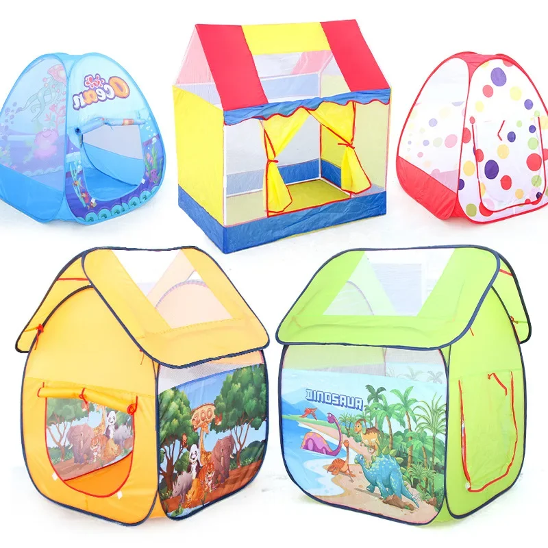 Kids Outdoor Activity Centre - เต็นท์เต็นท์เล่นเด็กแบบพกพาสำหรับเด็กเต็นท์ของเล่นเด็กเล็กพับได้เต็นท์เจ้าหญิงเด็กผู้หญิงปราสาทบ้านกลางแจ้งสำหรับเด็ก