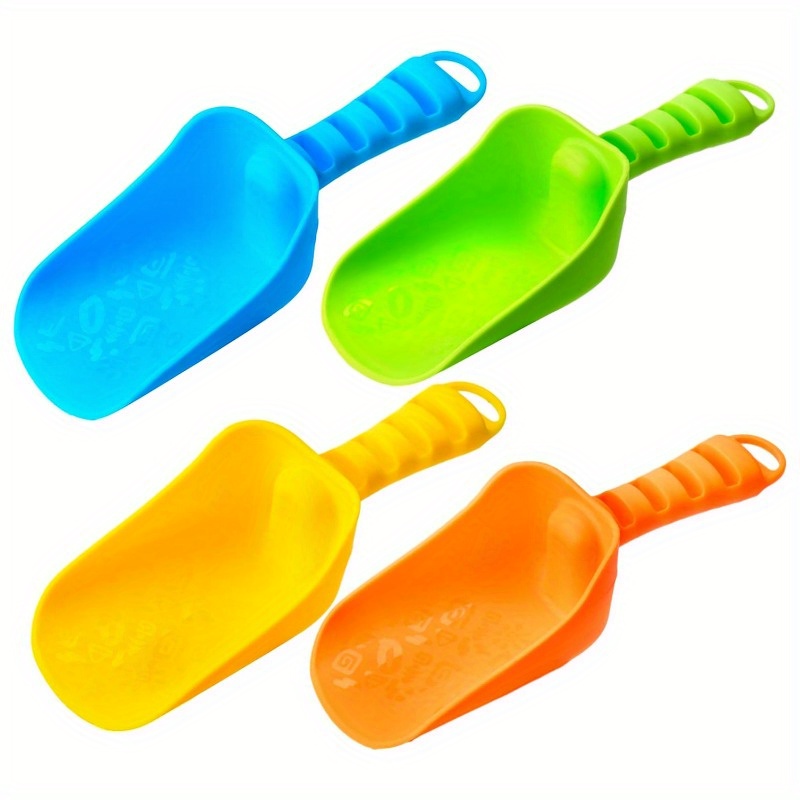 Kids Outdoor Sandbox - จอยฟี่ ชุดพลั่วตักทรายชายหาด 4 ชิ้น สีสันสดใส ของเล่นทรายสำหรับเดินทาง