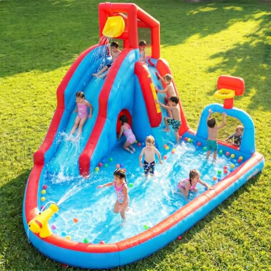 สไลเดอร์น้ำเป่าลมกลางแจ้งสำหรั - Kids Outdoor Water Park บทวิจารณ์และราคา