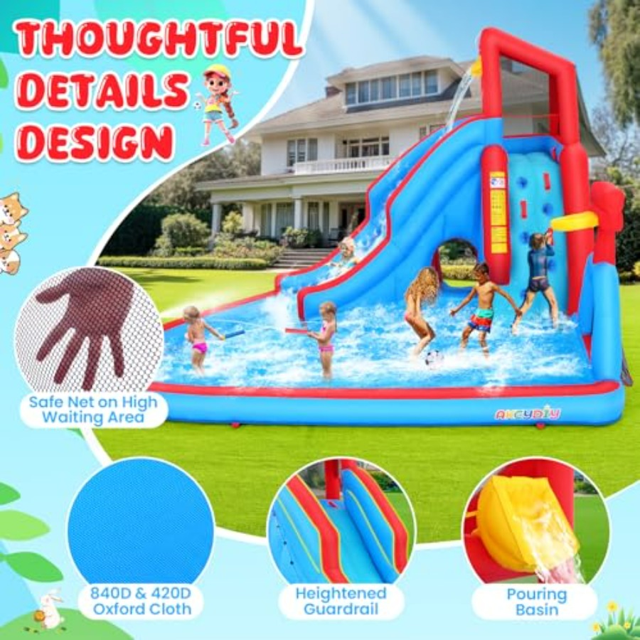 สไลเดอร์น้ำเป่าลมกลางแจ้งสำหรั - Kids Outdoor Water Park บทวิจารณ์และราคา