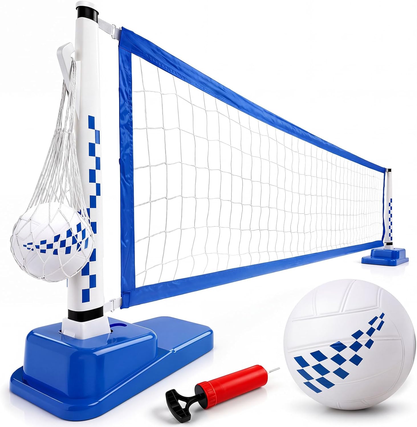 ระบบตาข่ายวอลเลย์บอลน้ำแบบปรับ - Kids Outdoor Volleyball Net บทวิจารณ์และราคา