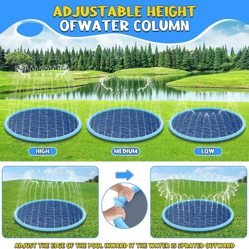 แผ่นรองพ่นน้ำสำหรับเด็กเล่น ขน - Kids Outdoor Activity Centre บทวิจารณ์และราคา