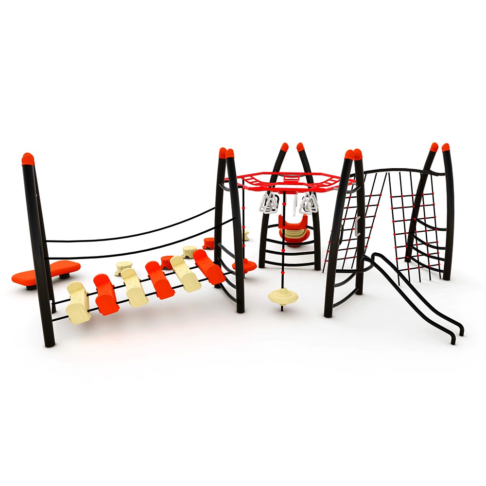 ระบบสวนสนุกผจญภัยหลากหลายกิจกร - Kids Outdoor Adventure Park บทวิจารณ์และราคา