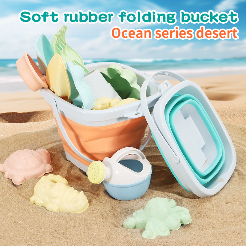 ชุดของเล่นทรายชายหาด ถังพับได้ - Kids Outdoor Sandbox บทวิจารณ์และราคา