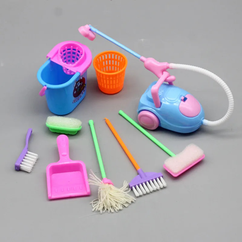 ชุดอุปกรณ์ทำความสะอาดบ้านตุ๊กต - Kids Outdoor Broom บทวิจารณ์และราคา