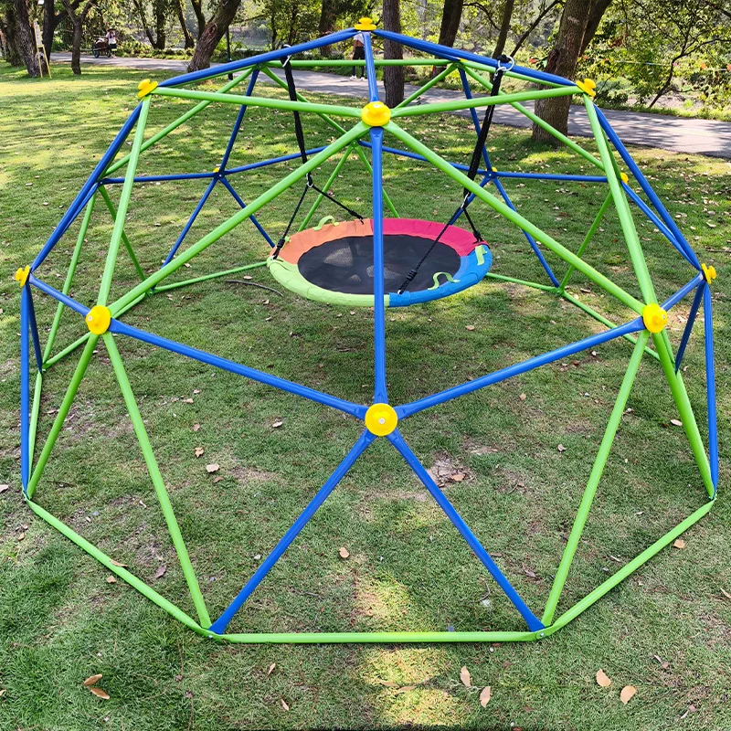 สนามเด็กเล่นกลางแจ้งพร้อมชิงช้ - Kids Outdoor Jungle Gym บทวิจารณ์และราคา
