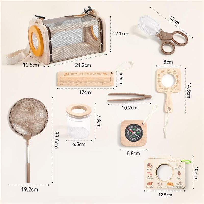 X18A-ชุดจับแมลงสำหรับเด็กอายุ  - Kids Outdoor Explorer Kit บทวิจารณ์และราคา