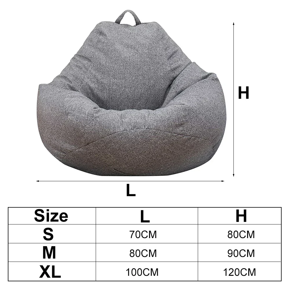 ขนาดใหญ่Bean Bagเก้าอี้โซฟาสบา - Kids Outdoor Bean Bag Chair บทวิจารณ์และราคา
