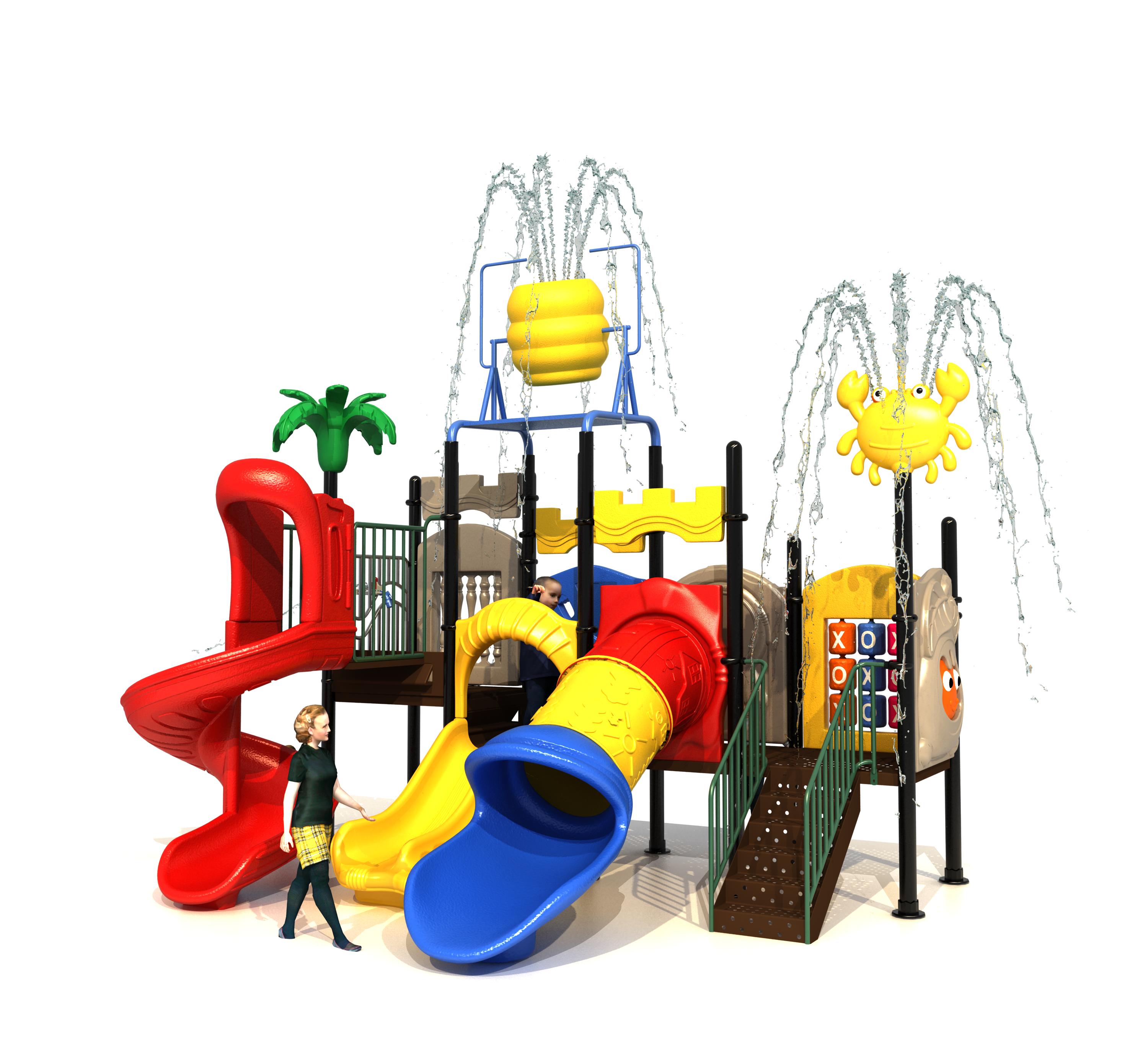 อุปกรณ์สนามเด็กเล่นกลางแจ้งคุณ - Kids Outdoor Water Park บทวิจารณ์และราคา