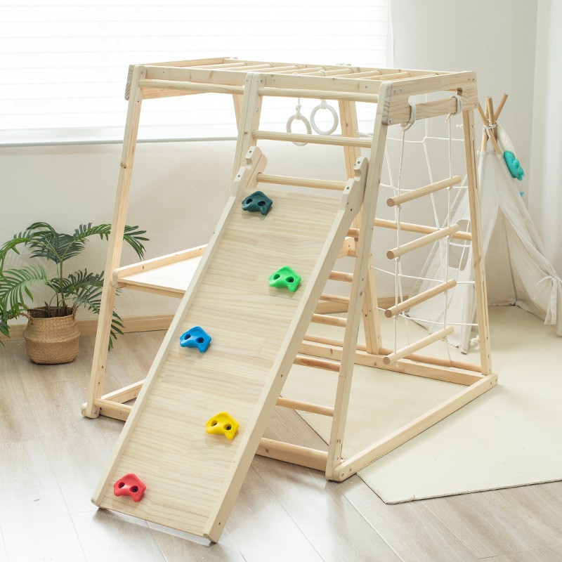 ชุดเครื่องเล่นสนามเด็กเล่นกลาง - Kids Outdoor Jungle Gym บทวิจารณ์และราคา