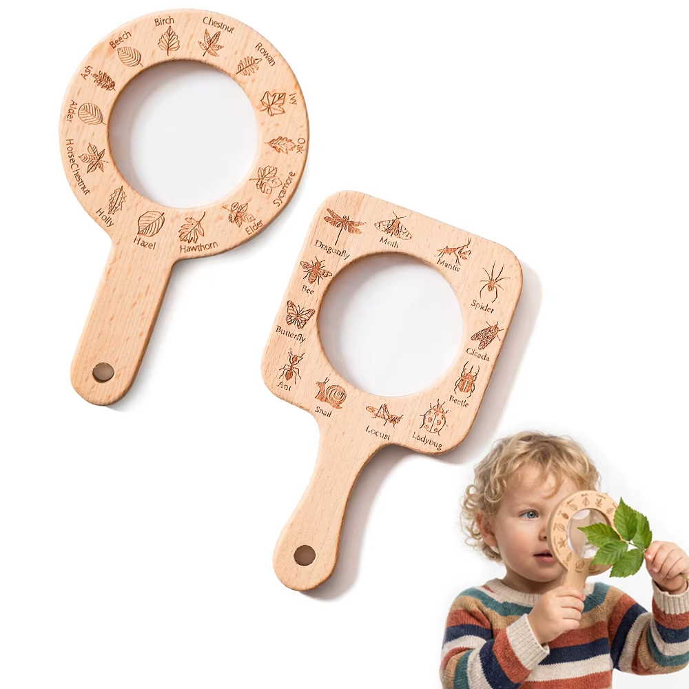 แว่นขยายไม้สำหรับเด็ก สำรวจธรร - Kids Outdoor Nature Toys บทวิจารณ์และราคา