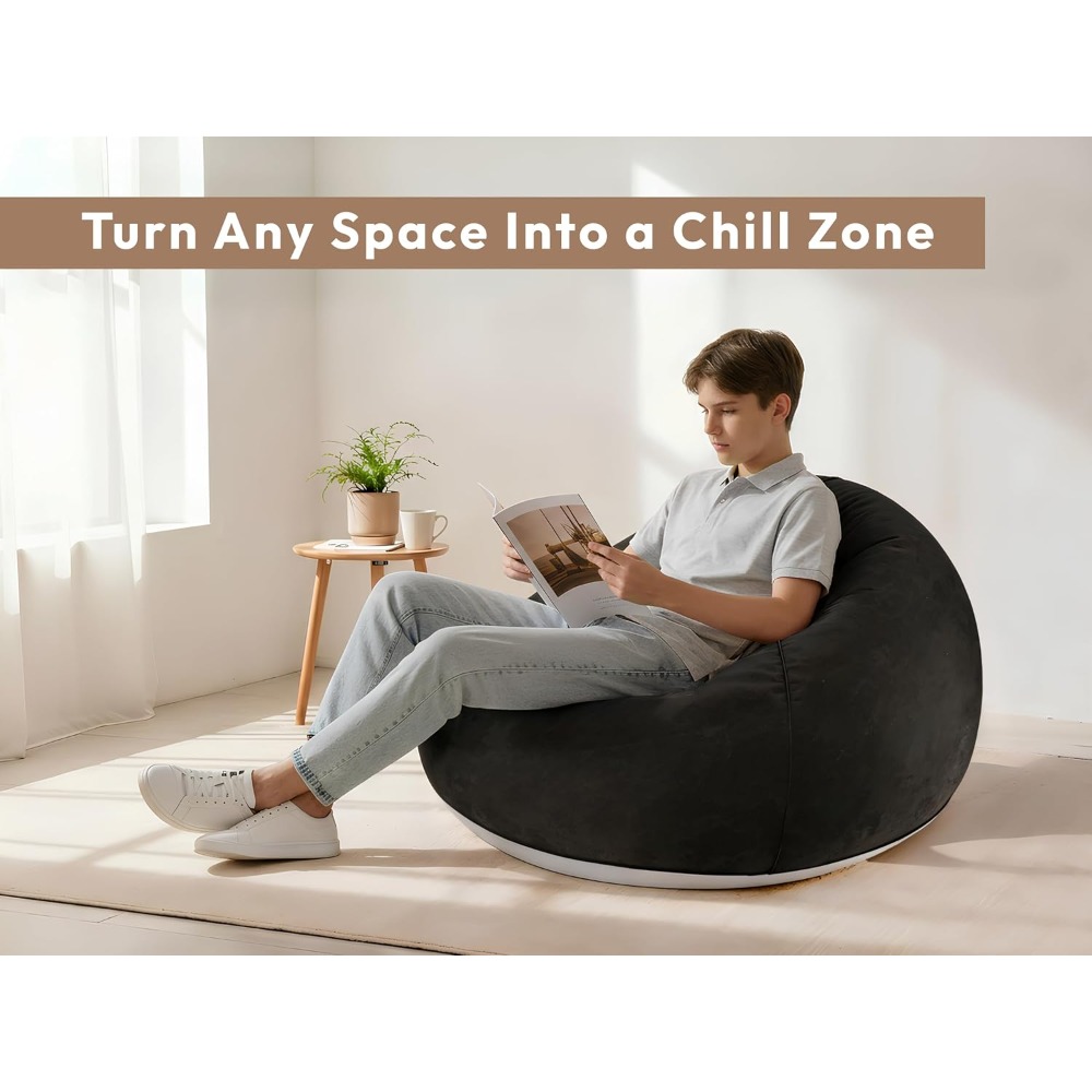 เก้าอี้บีนแบ็กเป่าลมพร้อมปั๊มไ - Kids Outdoor Bean Bag Chair บทวิจารณ์และราคา