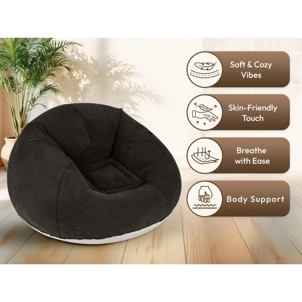 เก้าอี้บีนแบ็กเป่าลมพร้อมปั๊มไ - Kids Outdoor Bean Bag Chair บทวิจารณ์และราคา