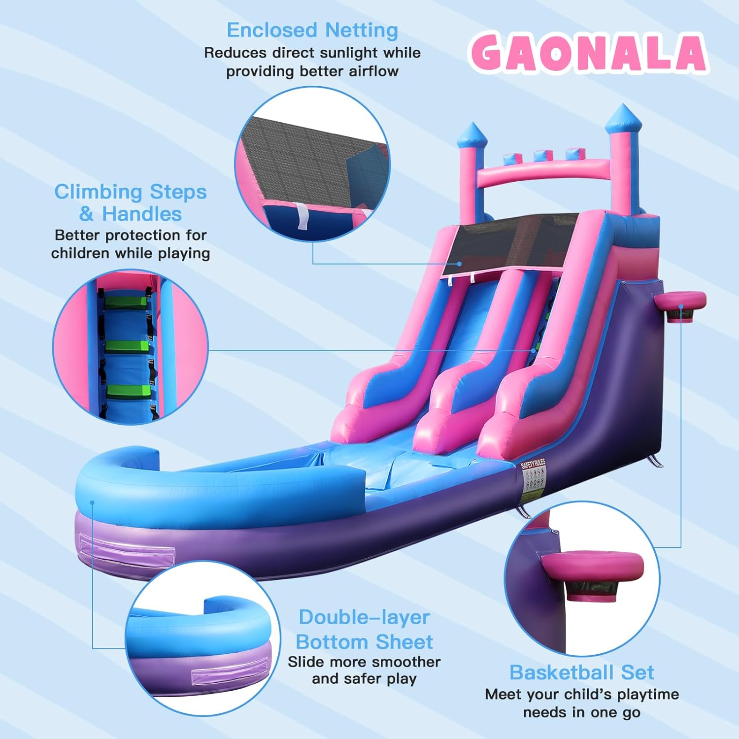สไลเดอร์น้ำเป่าลมขนาดใหญ่ 26.2 - Kids Outdoor Water Park บทวิจารณ์และราคา
