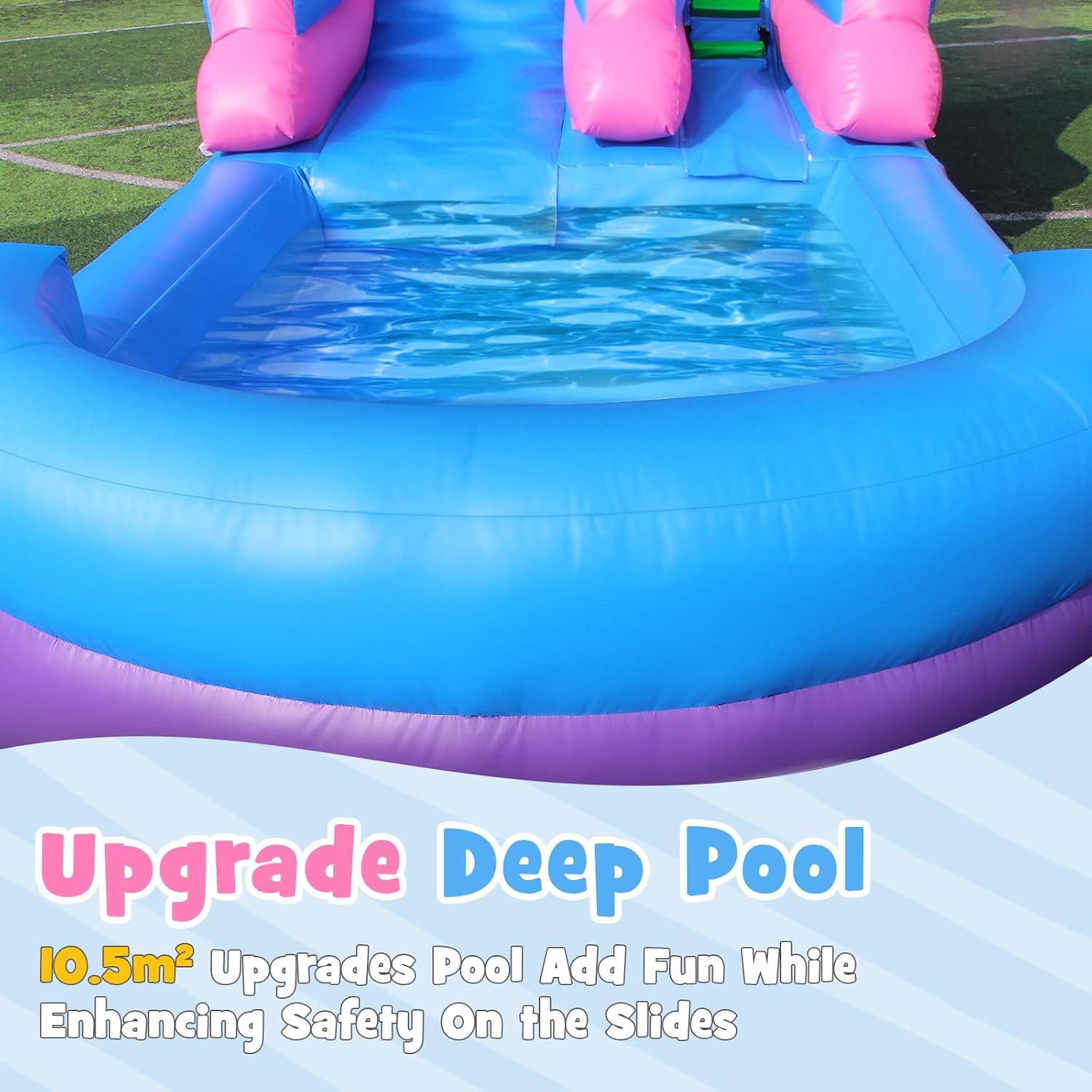 สไลเดอร์น้ำเป่าลมขนาดใหญ่ 26.2 - Kids Outdoor Water Park บทวิจารณ์และราคา