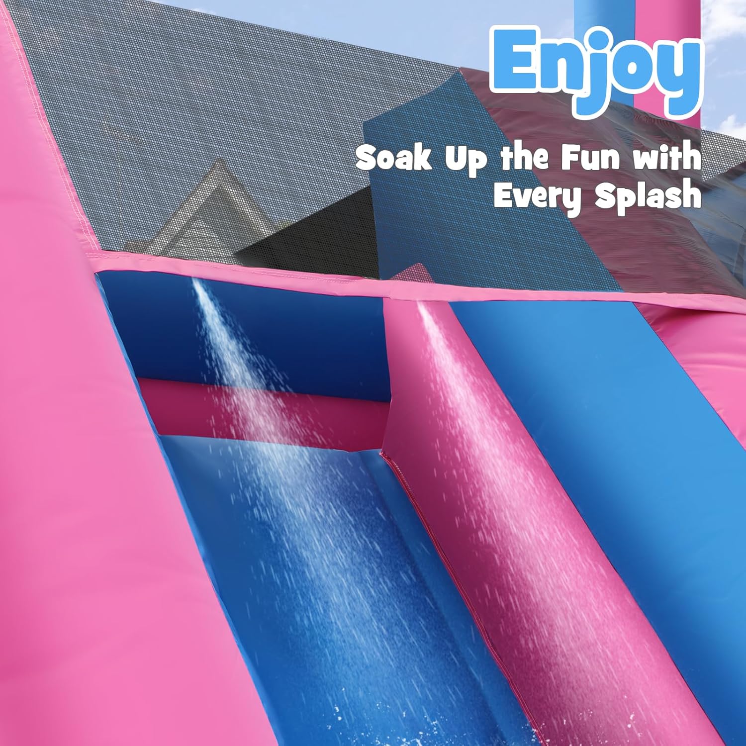 สไลเดอร์น้ำเป่าลมขนาดใหญ่ 26.2 - Kids Outdoor Water Park บทวิจารณ์และราคา