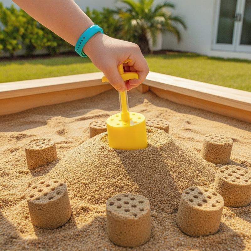 ชุดของเล่นทรายสำหรับเด็ก ชุดแม - Kids Outdoor Sandbox บทวิจารณ์และราคา