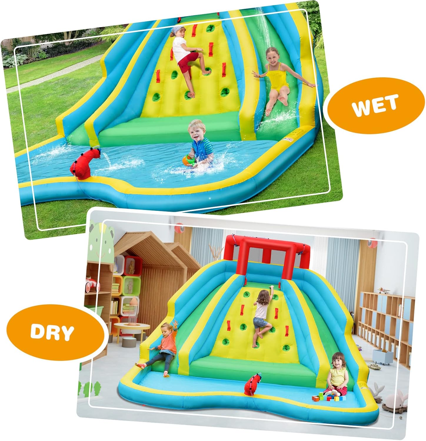 สไลเดอร์น้ำเป่าลมขนาดใหญ่สำหรั - Kids Outdoor Water Park บทวิจารณ์และราคา