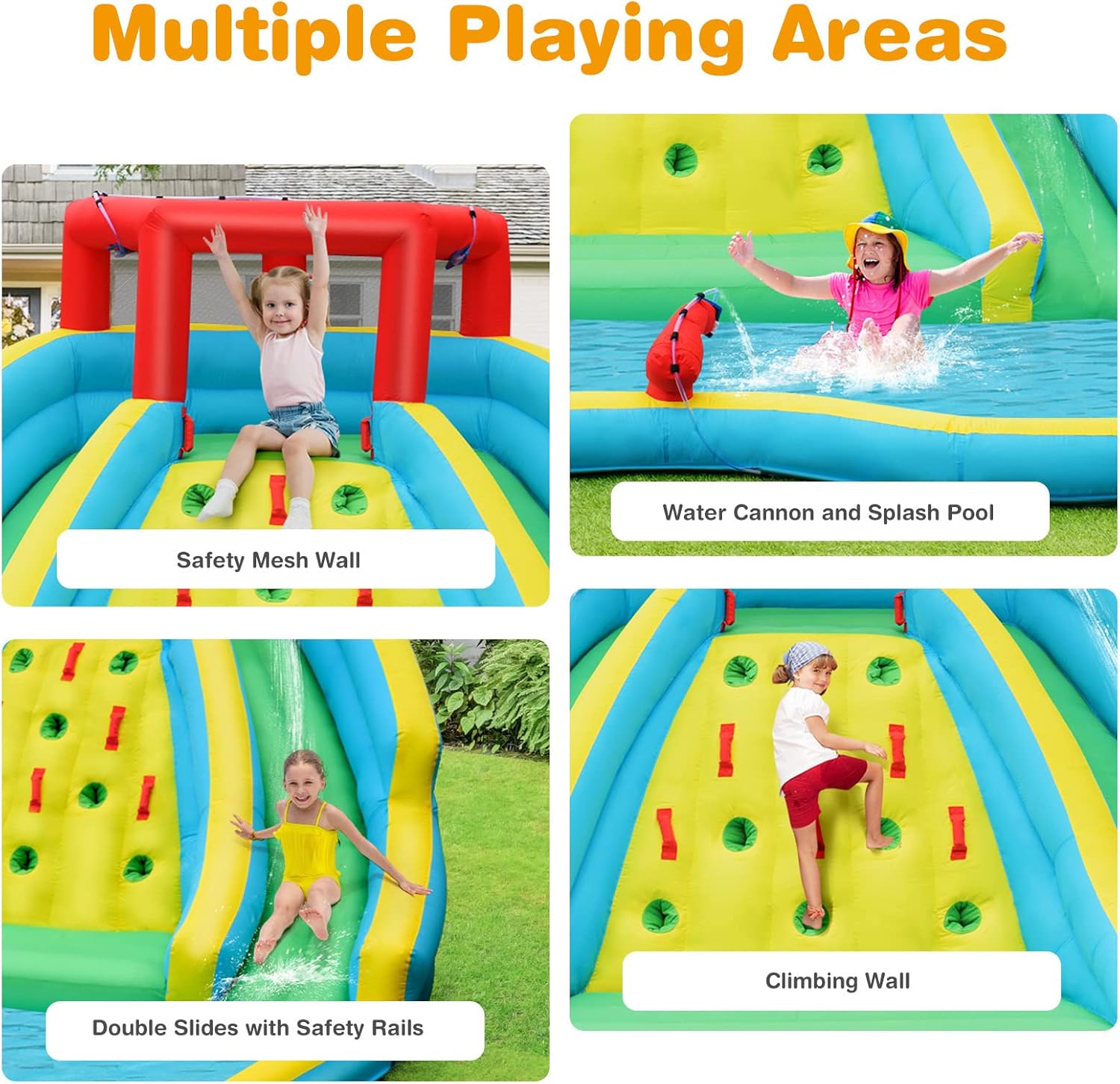 สไลเดอร์น้ำเป่าลมขนาดใหญ่สำหรั - Kids Outdoor Water Park บทวิจารณ์และราคา