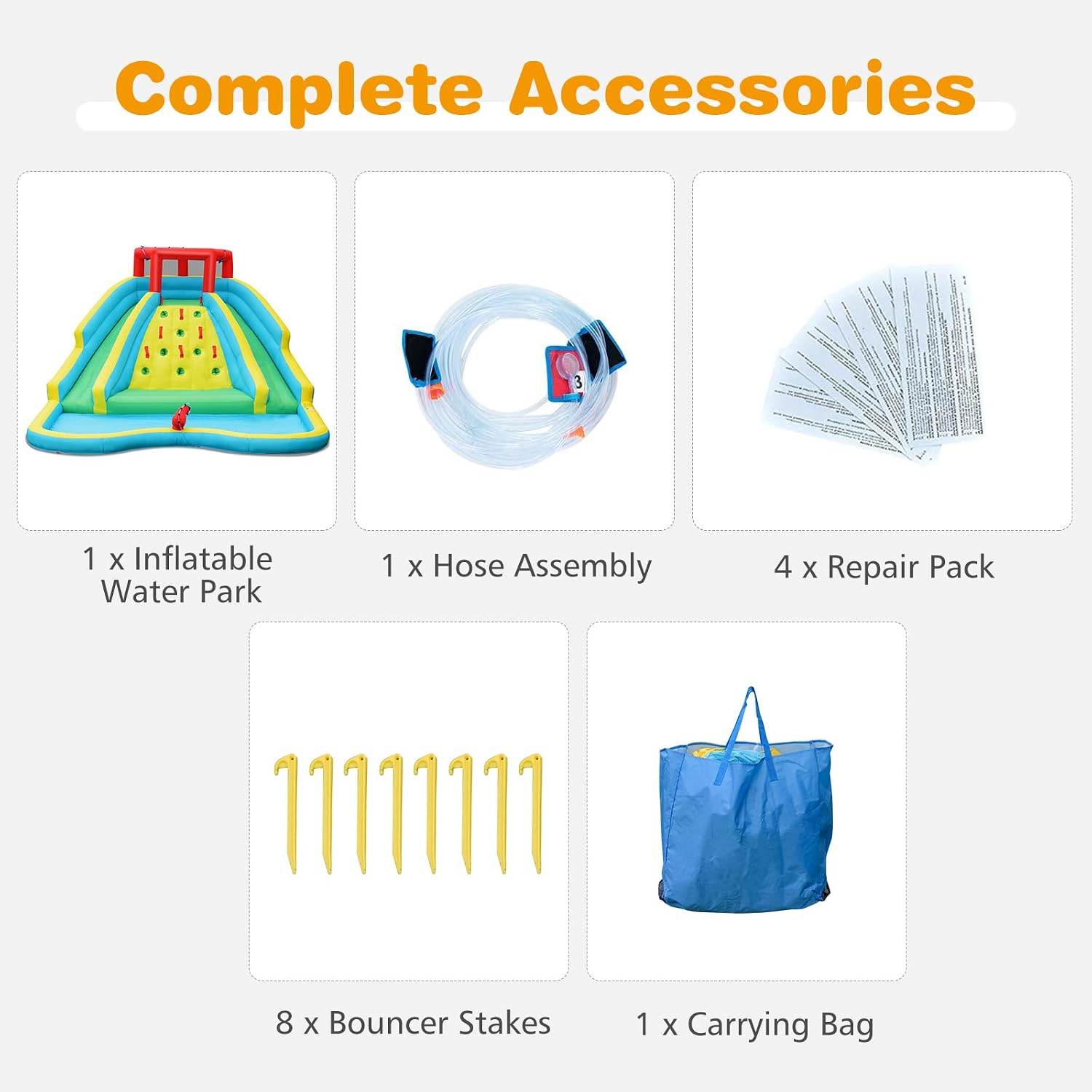 สไลเดอร์น้ำเป่าลมขนาดใหญ่สำหรั - Kids Outdoor Water Park บทวิจารณ์และราคา
