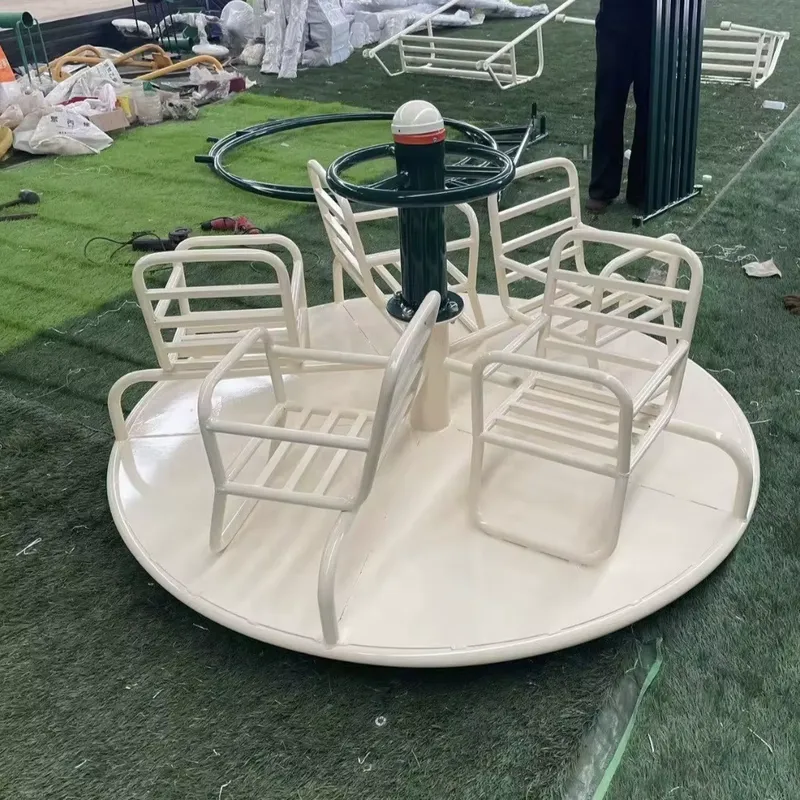 เก้าอี้หมุนโลหะทนทานสำหรับเด็ก - Kids Outdoor Adventure Park บทวิจารณ์และราคา