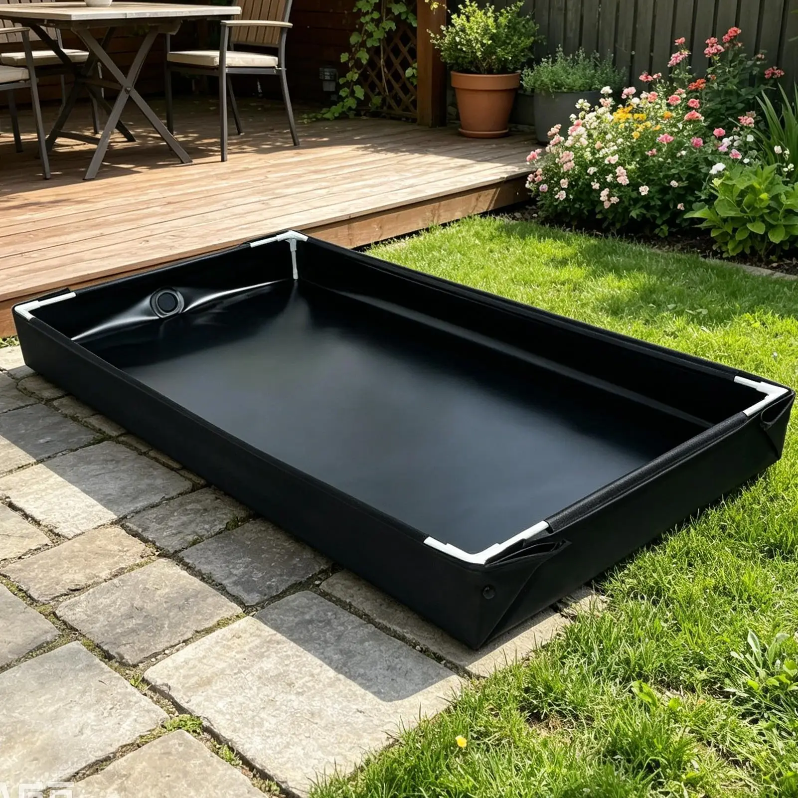 กระบะทรายพับได้สำหรับเล่นน้ำกล - Kids Outdoor Sandbox บทวิจารณ์และราคา