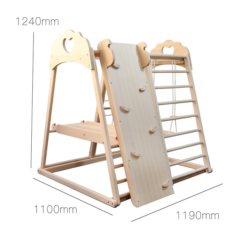 ชุดเครื่องเล่นสนามเด็กเล่นกลาง - Kids Outdoor Jungle Gym บทวิจารณ์และราคา