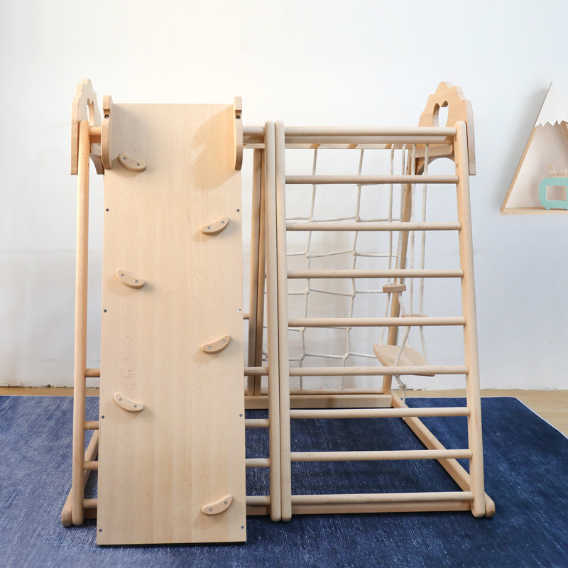 ชุดเครื่องเล่นสนามเด็กเล่นกลาง - Kids Outdoor Jungle Gym บทวิจารณ์และราคา