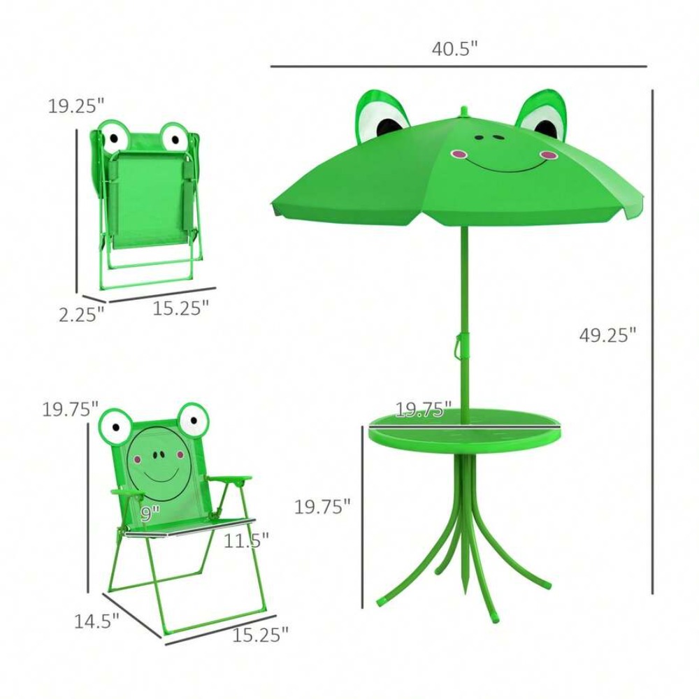ชุดโต๊ะและเก้าอี้สำหรับเด็ก โต - Kids Outdoor Table And Chairs With Umbrella บทวิจารณ์และราคา