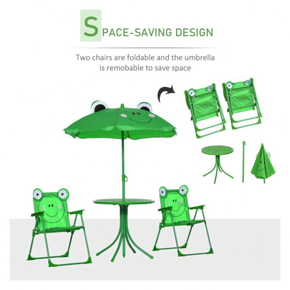ชุดโต๊ะและเก้าอี้สำหรับเด็ก โต - Kids Outdoor Table And Chairs With Umbrella บทวิจารณ์และราคา