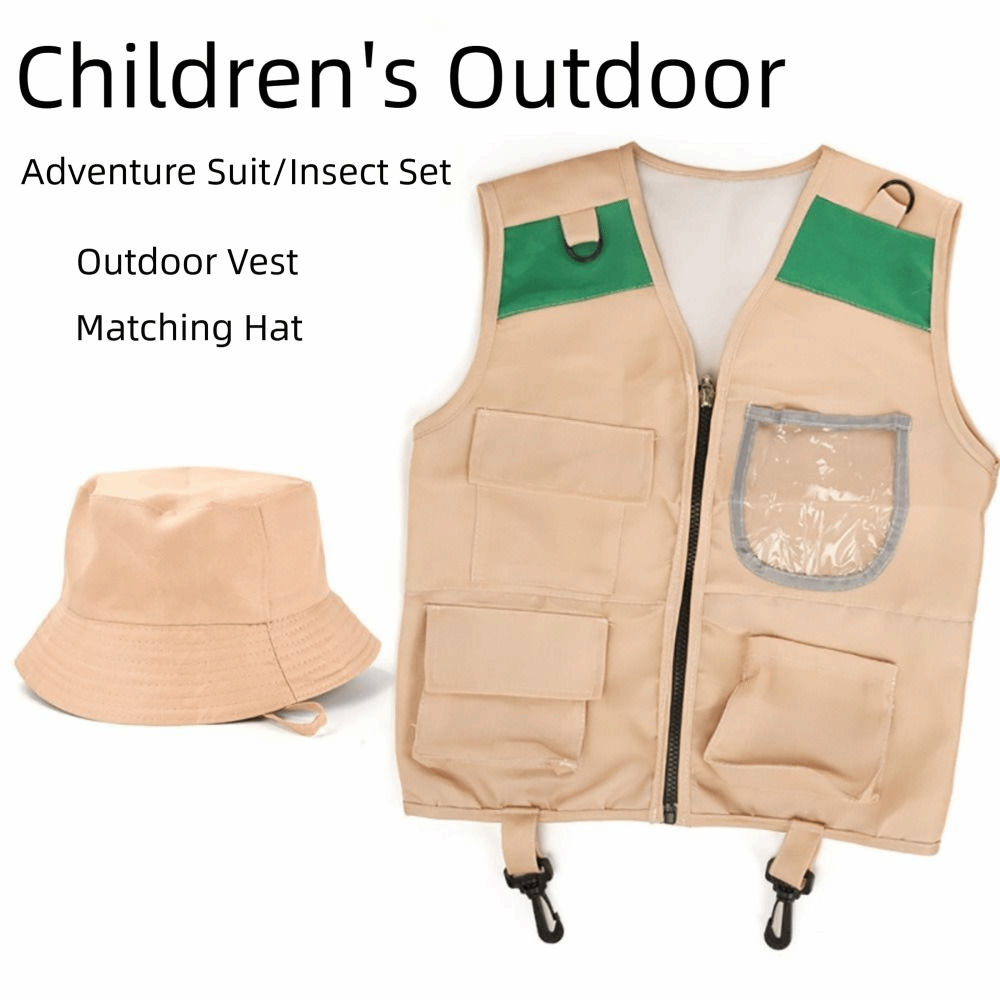 ชุดนักสำรวจหลากสี เสื้อกั๊กดีไ - Kids Outdoor Explorer Kit บทวิจารณ์และราคา
