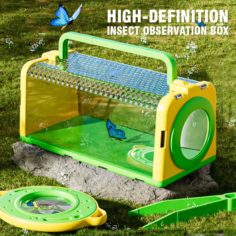 กล่องดักจับแมลงพร้อมแว่นขยาย ต - Kids Outdoor Explorer Kit บทวิจารณ์และราคา