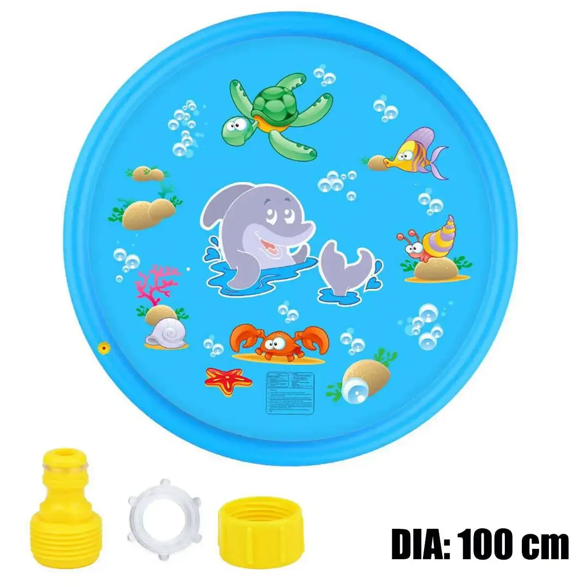 แผ่นรองน้ำพุพองลมสำหรับเด็กเล่ - Kids Outdoor Activity Centre บทวิจารณ์และราคา