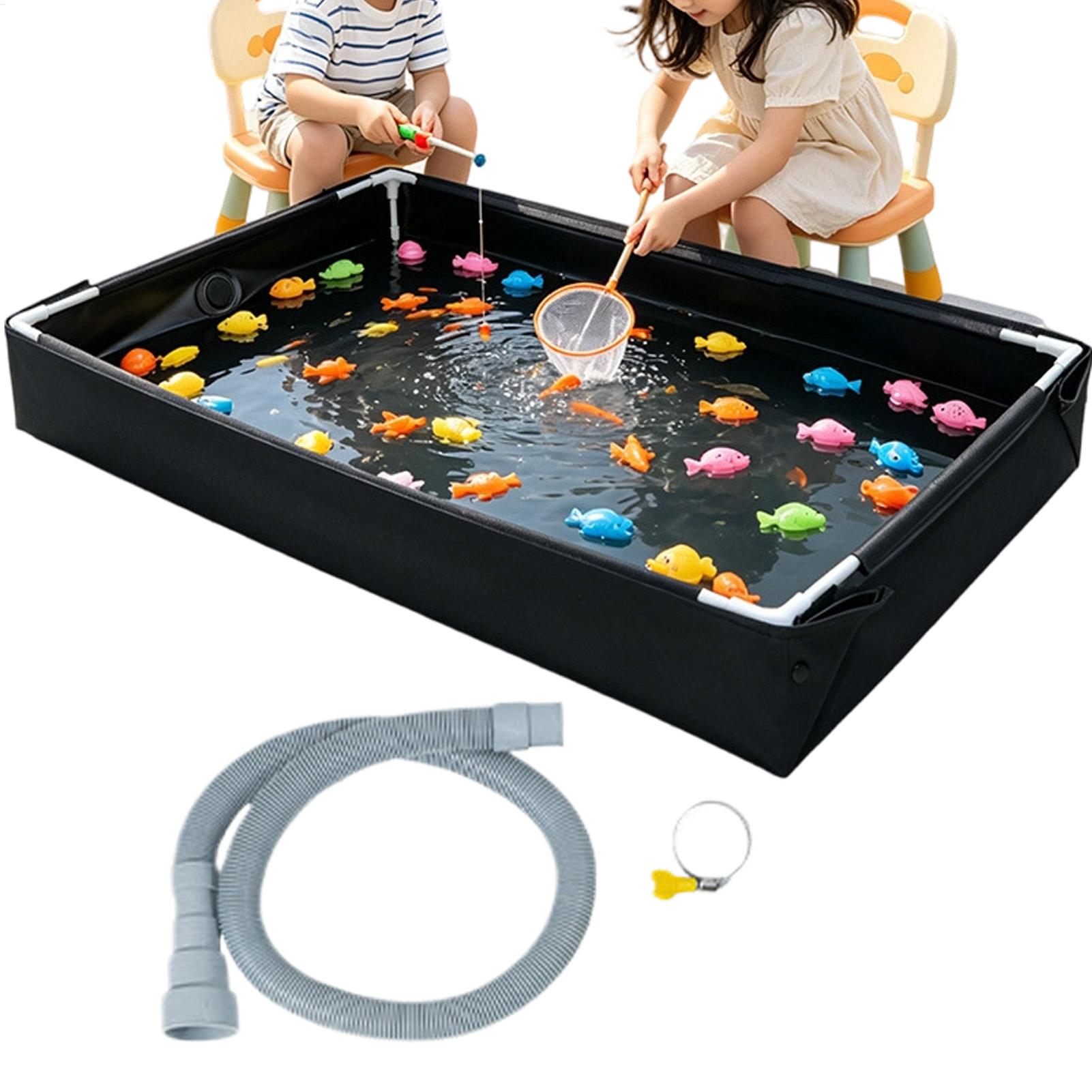 สระน้ำกลางแจ้งสำหรับเล่นน้ำและ - Kids Outdoor Sandbox บทวิจารณ์และราคา