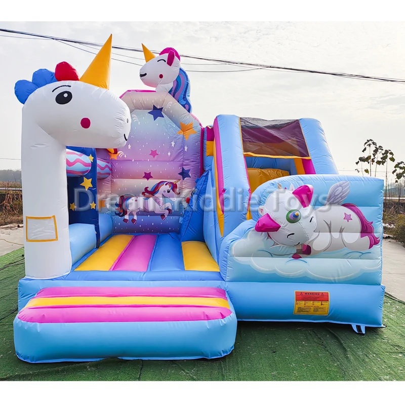 ปราสาทเป่าลมยูนิคอร์นเรนโบว์ P - Kids Outdoor Adventure Park บทวิจารณ์และราคา
