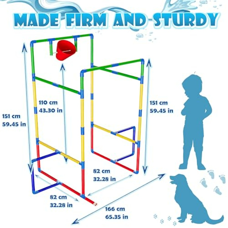 อุโมงค์สปริงเกอร์สวนน้ำกลางแจ้ - Kids Outdoor Water Park บทวิจารณ์และราคา