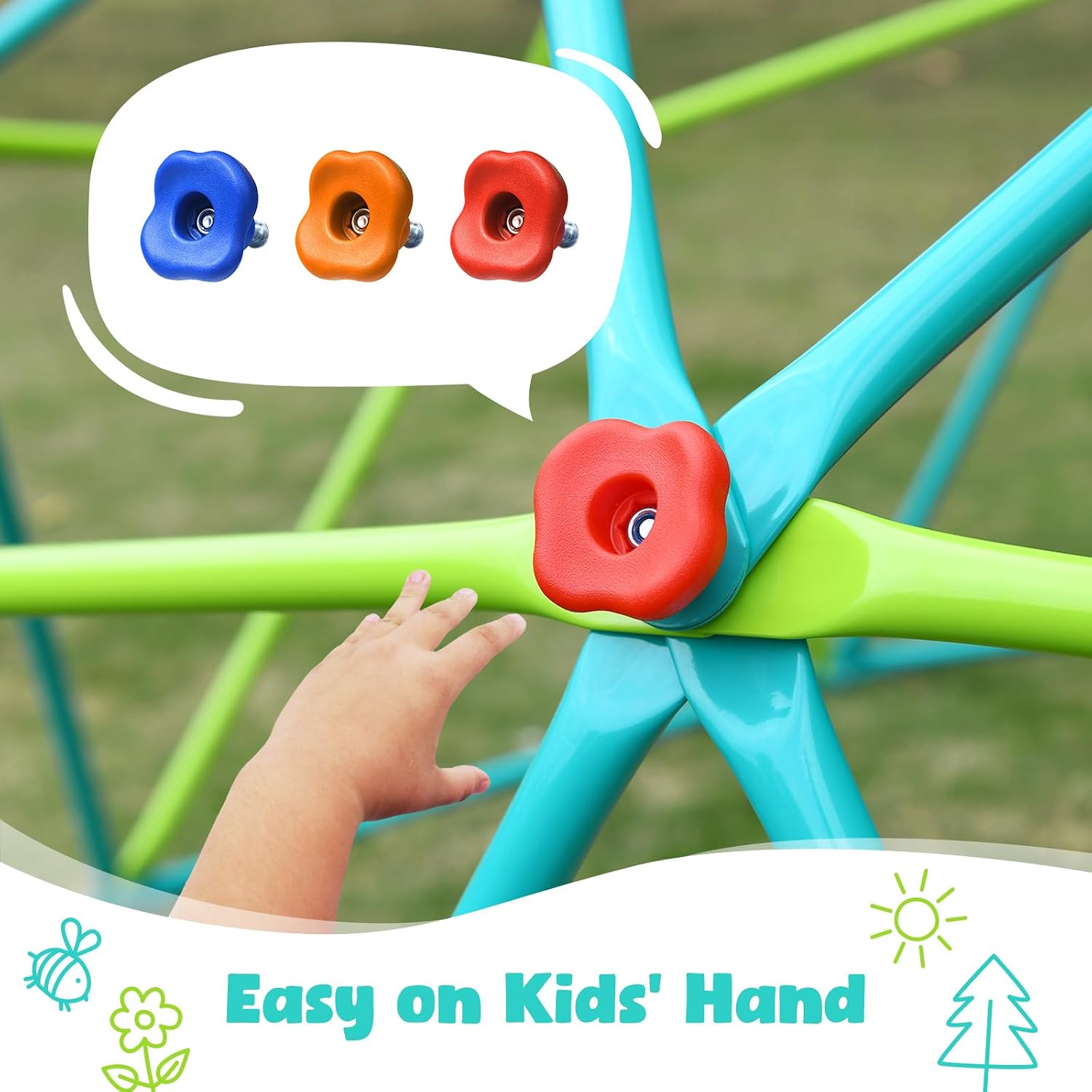 ชุดชิงช้าโดมปีนป่ายสูง 10 ฟุต  - Kids Outdoor Jungle Gym บทวิจารณ์และราคา