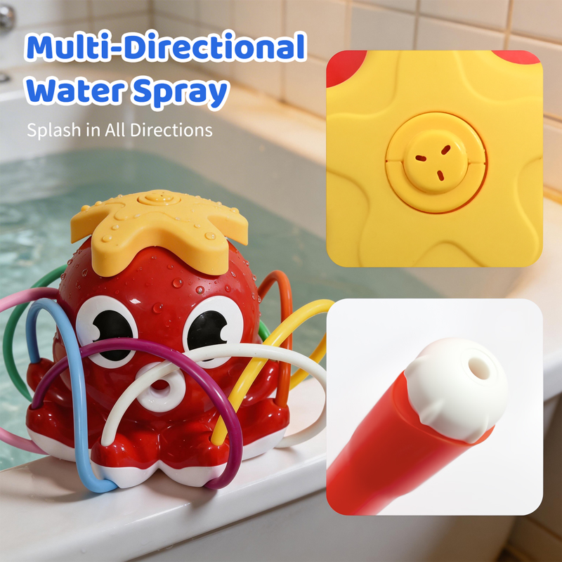 ของเล่นพ่นน้ำรูปปลาหมึกสำหรับเ - Kids Outdoor Activity Centre บทวิจารณ์และราคา