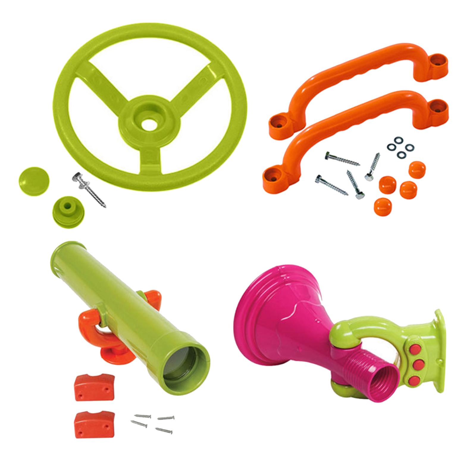 ชุดอุปกรณ์สนามเด็กเล่น 4 ชิ้น  - Kids Outdoor Jungle Gym บทวิจารณ์และราคา