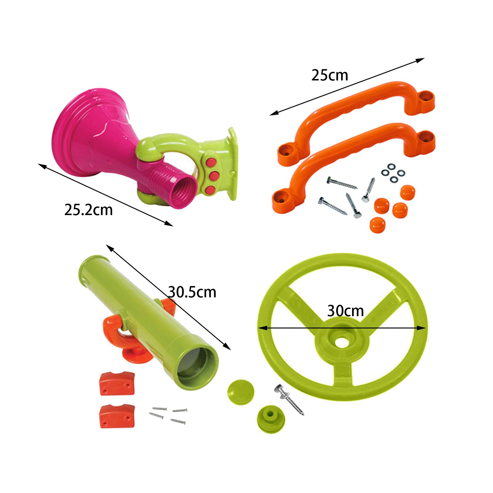 ชุดอุปกรณ์สนามเด็กเล่น 4 ชิ้น  - Kids Outdoor Jungle Gym บทวิจารณ์และราคา