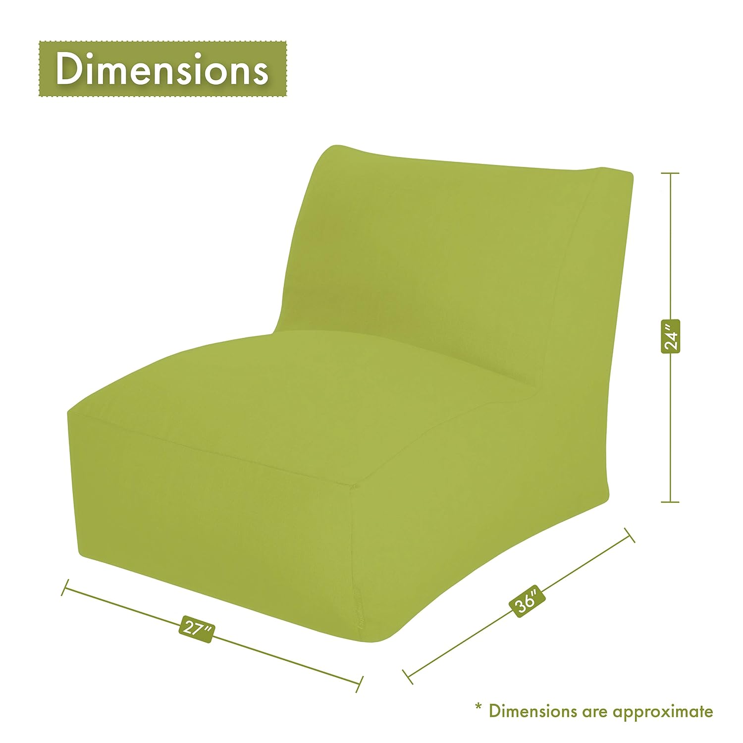 เก้าอี้บีนแบ็กขนาดใหญ่สำหรับผู - Kids Outdoor Bean Bag Chair บทวิจารณ์และราคา